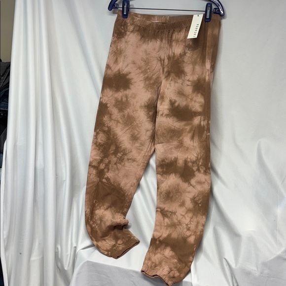 LACAUSA Pants - LACAUSA Earthy brown stretchy jogger cotton spandex  Tie-Dye Pants